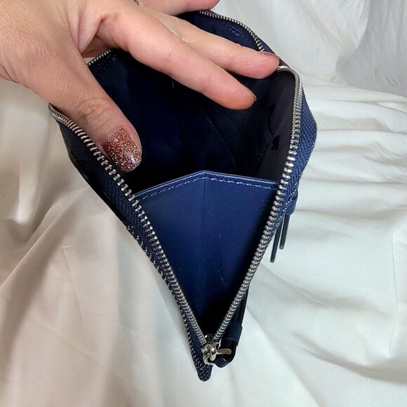 Kate Spade Cameron Denim Colorblock Medium L-Zip Wristlet, Retail: $75, NWOT - Picture 8 of 10